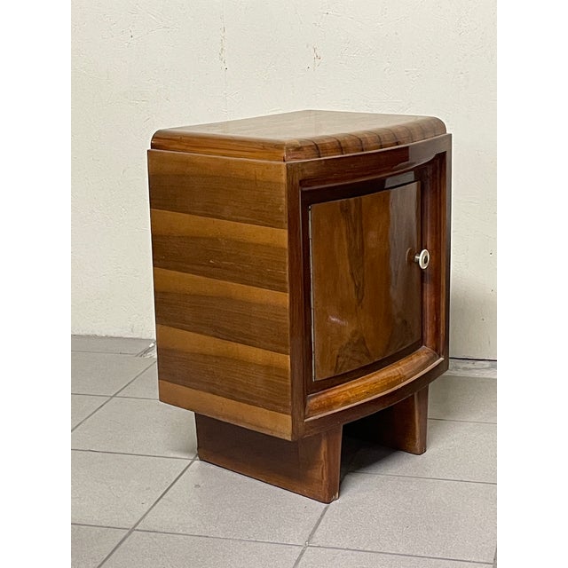 1930s Art Deco Bedside Tables, Italy, 1930s, Set of 2 For Sale - Image 5 of 15