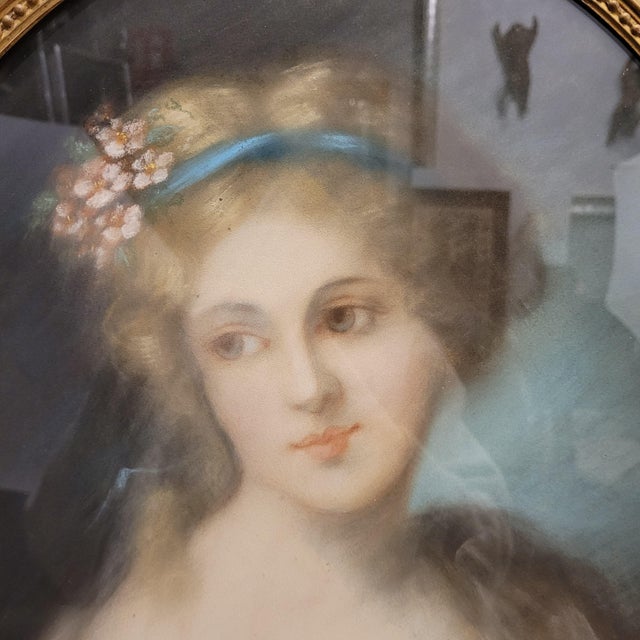After Rosalba Carriera, Allegory, 19th Century, Pastel on Paper For Sale - Image 18 of 18