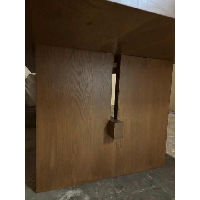 Ida Trestle Table Custom Made For Sale - Image 9 of 12