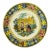 1830s Creil-Montreau French Faience Polychrome Transfer Plate 3 Generations For Sale