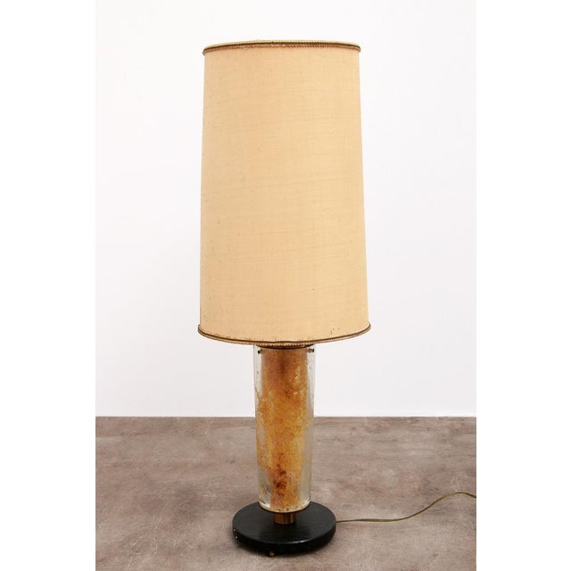 Brutalist Table Lamp Marble & Glass, 1960 For Sale - Image 17 of 17