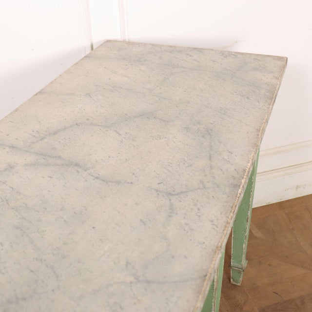 English Painted Console Table For Sale - Image 10 of 11