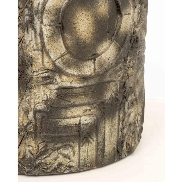 Adrian Pearsall "Goop" Brutalist Circular Side Table For Sale In New York - Image 6 of 7