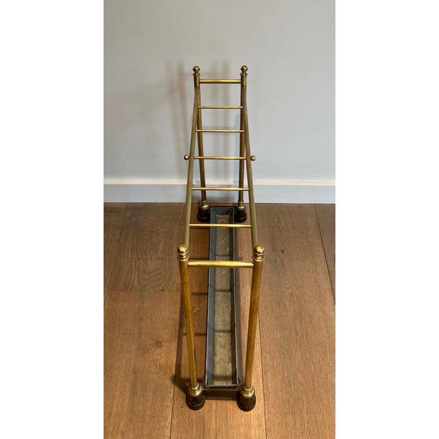 Brass and cast iron umbrella stand. French. Circa 1900 For Sale - Image 6 of 12