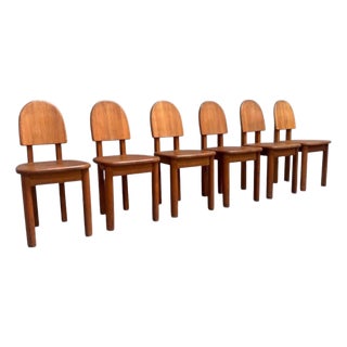 Vintage Oak Dining Chairs from Wasa, 1990s, Set of 6 For Sale