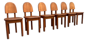 Vintage Oak Dining Chairs from Wasa, 1990s, Set of 6