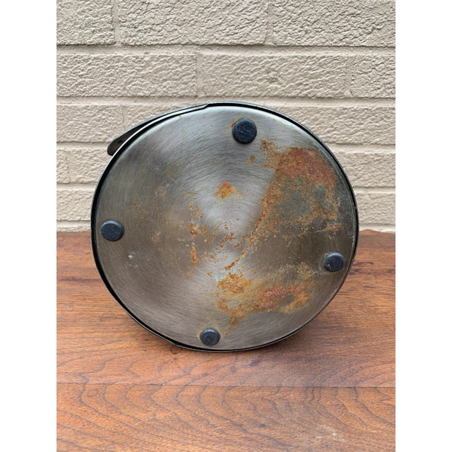 English Country Pewter Knight's Helmet Ice Bucket For Sale - Image 10 of 10