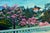 1950s Mid Century Lotus Still Life / Bangkok Landscape on Verso (Double Sided) by Marge Quate Burt For Sale - Image 5 of 7