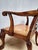 Chippendale Bergere Armchair in Carved Mahogany with Caned Backrest and Lion's Claw and Ball For Sale - Image 15 of 18