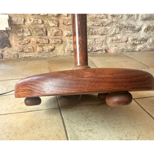 Wood Art Deco Floor Lamp, 1930s For Sale - Image 7 of 13