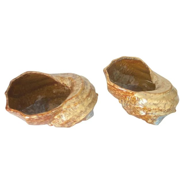 Ceramic Shell Vide Poche from Vallauris, France, 1970s, Set of 2 For Sale - Image 9 of 9