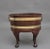 18th Century Mahogany and Brass Bound Oval Wine Cooler with Stand, 1770s, Set of 2 For Sale - Image 9 of 12