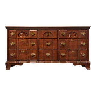 Universal Furniture Cherry Traditional Style 64" Triple Dresser 605-040 For Sale