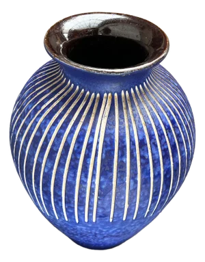 Large Mid-Century German Studio Pottery Floor Vase, 1960s