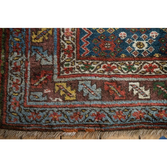 Navy Blue Antique Northwest Persian Rug Runner - 3'6" X 14'6" For Sale - Image 8 of 12