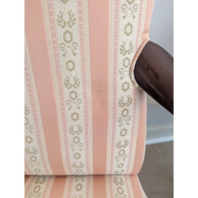 Mid 20th Century Biggs / Kittinger Queen Anne Fireside Arm Chair Pair For Sale - Image 17 of 18