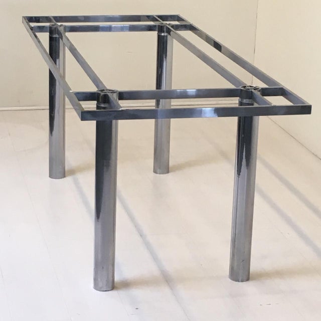 Knoll "Andre" Chrome Dining Table Base Chairish