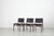 Wood Wooden Chairs with Leatherette Upholstery, Italy, 1960s, Set of 3 For Sale - Image 7 of 18