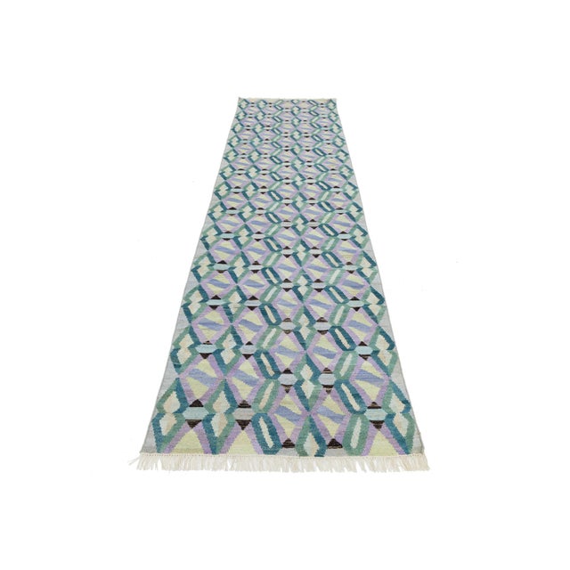 Laura Gottwald for Apadana Collection presents a modern kilim inspired by Arletty, the French actress from the 1945 film...