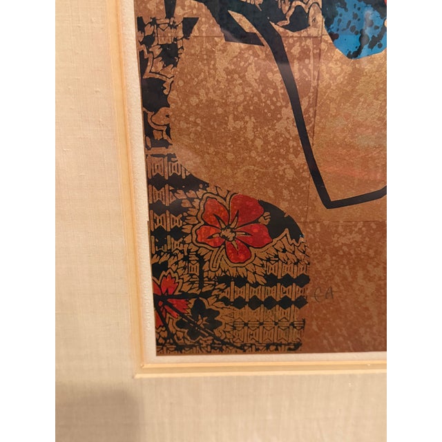 1979 Lebadang “Joyeux” Signed e.a. Artist’s Proof Serigraph, Framed With Documentation For Sale - Image 12 of 14