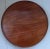 Traditional 1930's Gomez Sisters Mahogany Lazy Susan Revolving Centerpiece Tray For Sale - Image 3 of 13