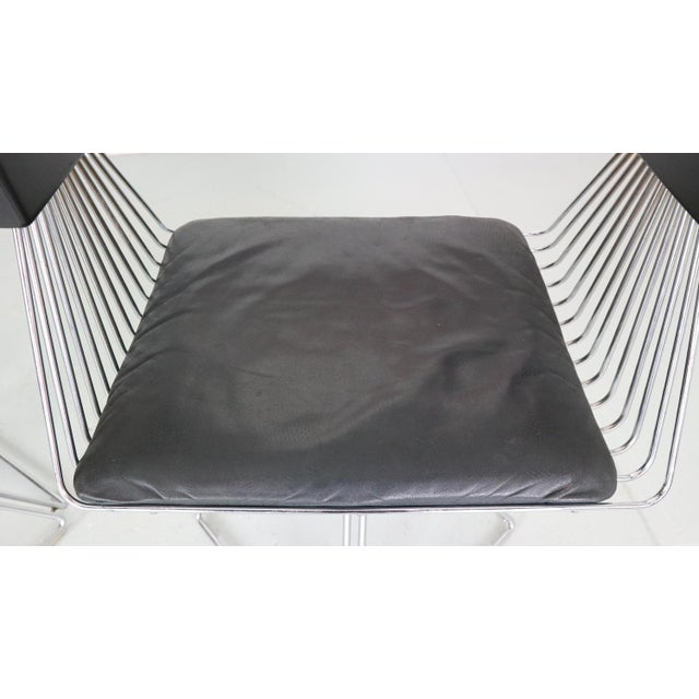 Set of Delta Wire Armchairs attributed to Rudi Verelst, 1971 For Sale - Image 12 of 18