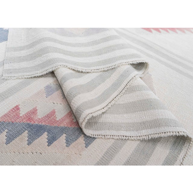 Turkish Kilim Oriental Handmade Flatweave 9'4" x 12'2" #20280 For Sale In Houston - Image 6 of 8