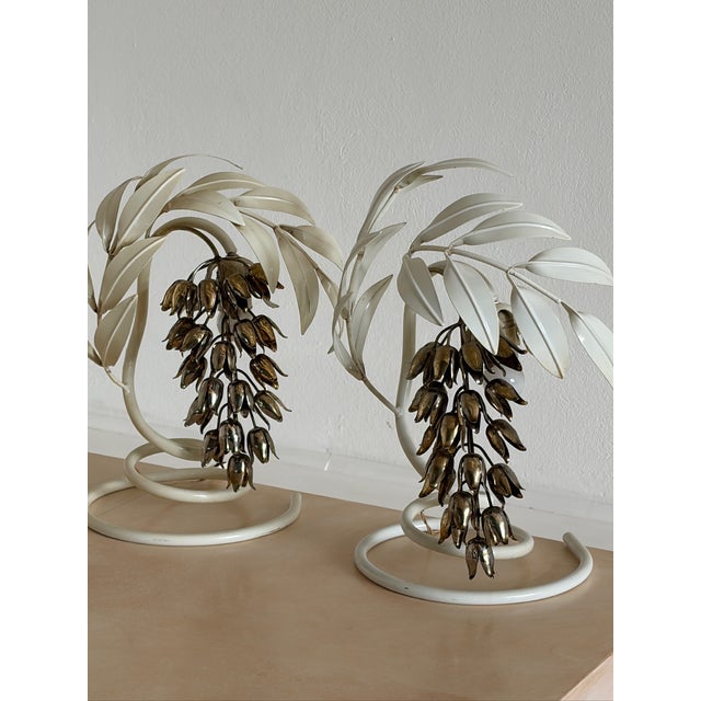 Metal Vintage Metal Table Lamps, 1970s, Set of 2 For Sale - Image 7 of 7