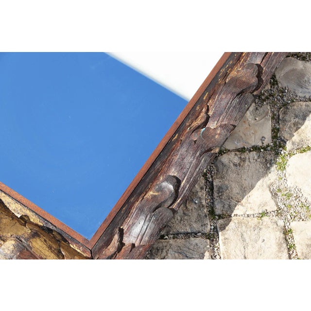 18th Century Carved and Gold Leaf Baroque Wall Mirror, Portuguese For Sale - Image 9 of 12