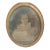 “Antique Oval Convex Frame Child Portrait – Hand-Tinted c.1890–1910” For Sale
