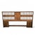 Mid-Century Modern Walnut Veneer King Headboard With Chrome Trim For Sale In Los Angeles - Image 6 of 18