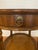 French Provincial 1970s Drexel Heritage Walnut Italian Provincial Oval Side Table For Sale - Image 3 of 13
