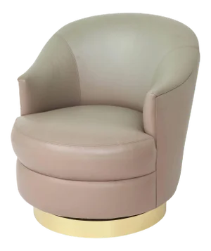 Vintage Gray Ombre Leather Chair by Steve Chase