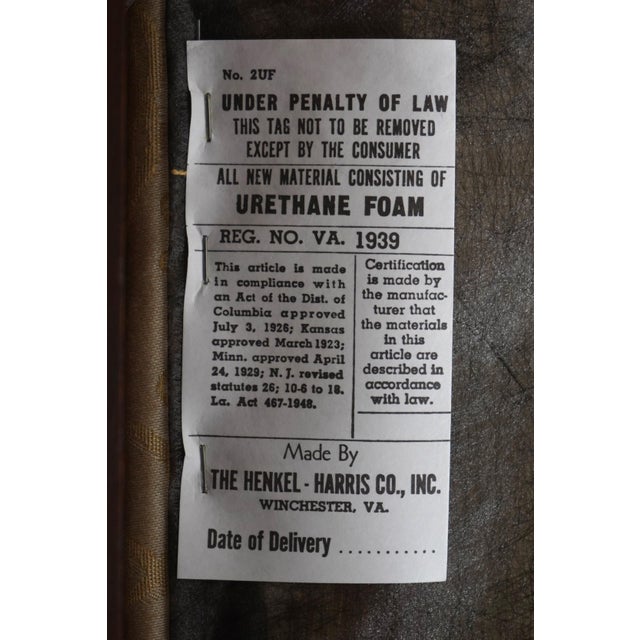 Set of 6 Henkel Harris Mahogany Chippendale Style Side Dining Chairs For Sale - Image 17 of 18