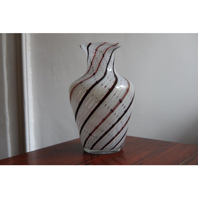 Large Murano Glass Vase, 1970s, in Flawless conditions. Designed 1970 to 1979