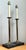Vintage Chapman Brass and Marble Candlestick Lamps - A Pair For Sale - Image 11 of 18