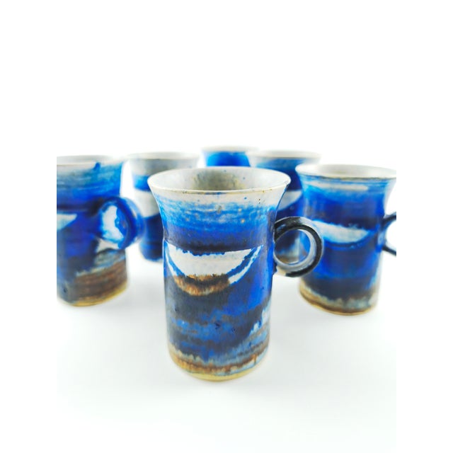 1960s Mid-Century Mugs by Carl Olaf Olsen, 1960s, Set of 6 For Sale - Image 5 of 5