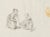 M. Neher, Children with Kittens, 1803, Pencil For Sale - Image 5 of 5
