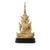 Gilded Bronze Buddha on Wooden Base, Thailand For Sale - Image 14 of 14