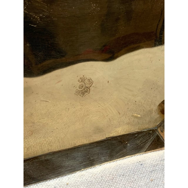 Vintage Etched Brass Box With Handles Chairish