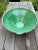 French Country Late 19th Century Large Green Glazed Antique French Terracotta Tian Bowl For Sale - Image 3 of 8