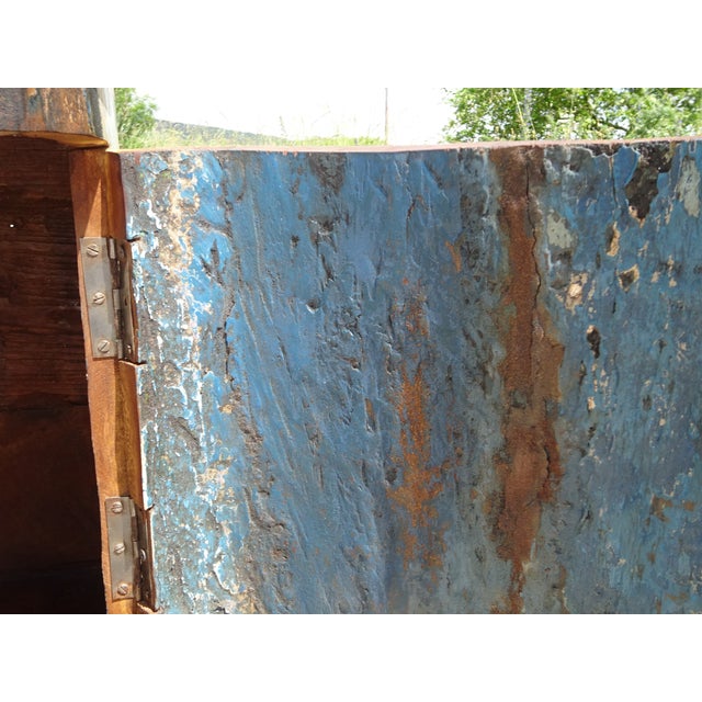 Small Cabinet in Canoe Wood and Teak, 2000s For Sale - Image 11 of 18