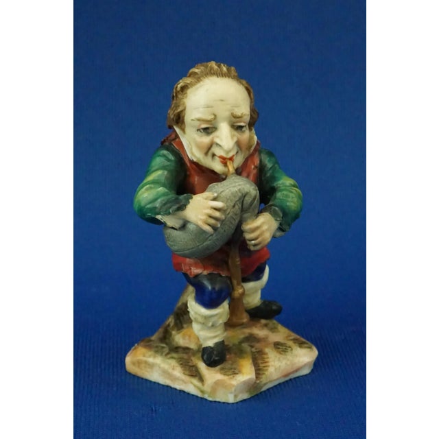 19th Century Porcelain Figurine of Caramogi from Ginori Doccia, Italy For Sale - Image 9 of 18