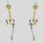 Pair of Antique Solid Brass Ball Top Claw Feet Fireplace 22" Tall End Irons MINT For Sale - Image 9 of 9