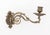 Pair of French Empire Style Brass Swing-Arm Wall Sconces For Sale - Image 9 of 9