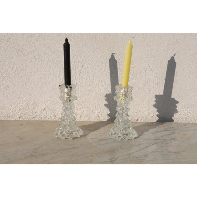 Set of 2 Candle Holder in Murano Rostrato Glass by Barovier E Toso, 1950 For Sale - Image 10 of 10