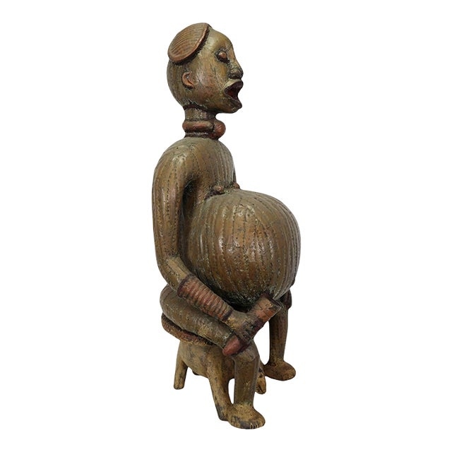 Vintage Cameroon Male / Female Fertility Sculpture For Sale