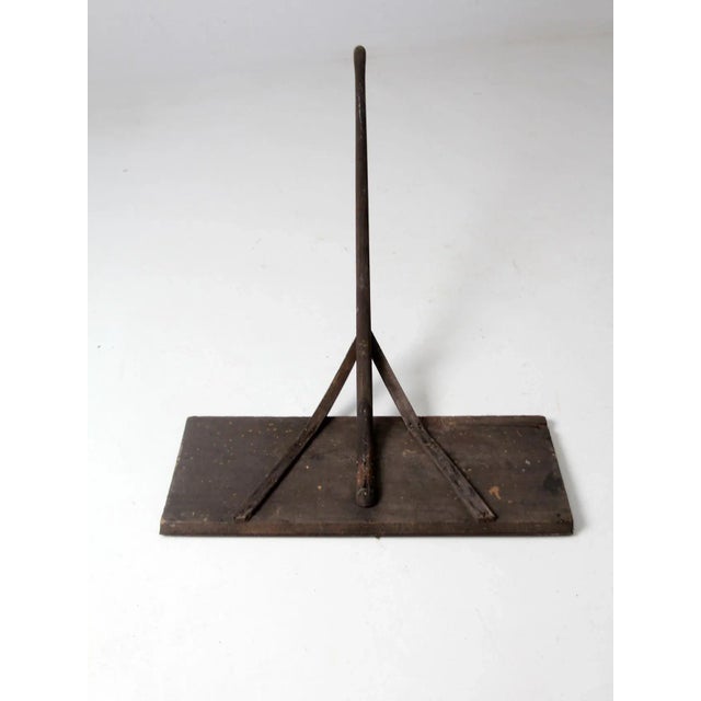 Farmhouse Antique Primitive Farm Tool For Sale - Image 3 of 10