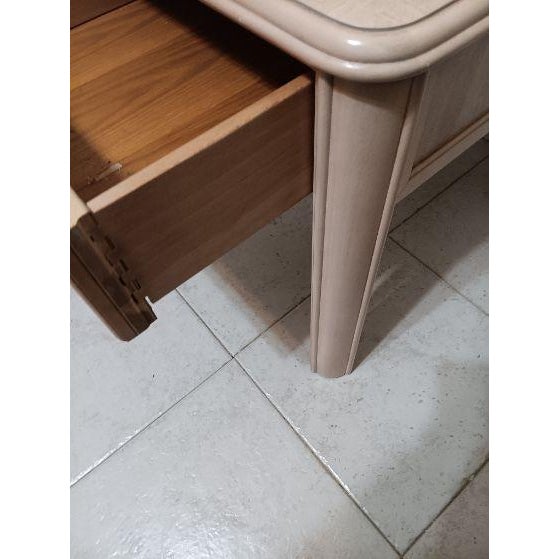 1980s Nightstand or End Table Washwood One Drawer Thomasville For Sale In Naples, FL - Image 6 of 8