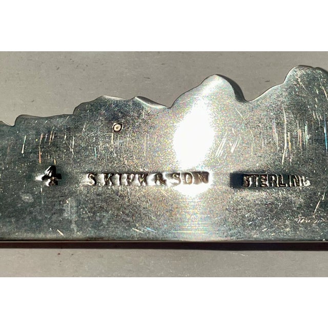 Vintage S. Kirk and Sons Hand-Chased "Repoussé" Sterling Silver 12 Inch Ruler For Sale - Image 12 of 13